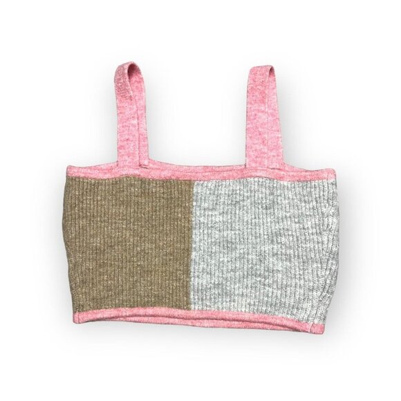 Anthropologie Saturday Sunday Faux Mohair Cropped Strap Sleeveless Top - Small - Picture 4 of 4